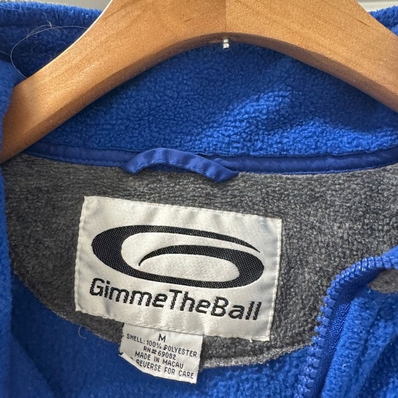 Vintage Y2K Kentucky WIldcats Gimmie the Ball 1/4 Blue Zip Up - Picture 4 of 7